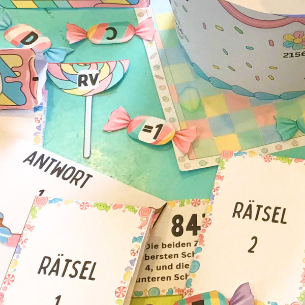 Kindergeburtstag Chaos - Escape Room zum Ausdrucken