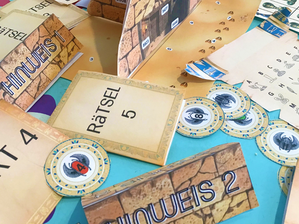 Die geheimnisvolle Pyramide - Escape Room zum Ausdrucken