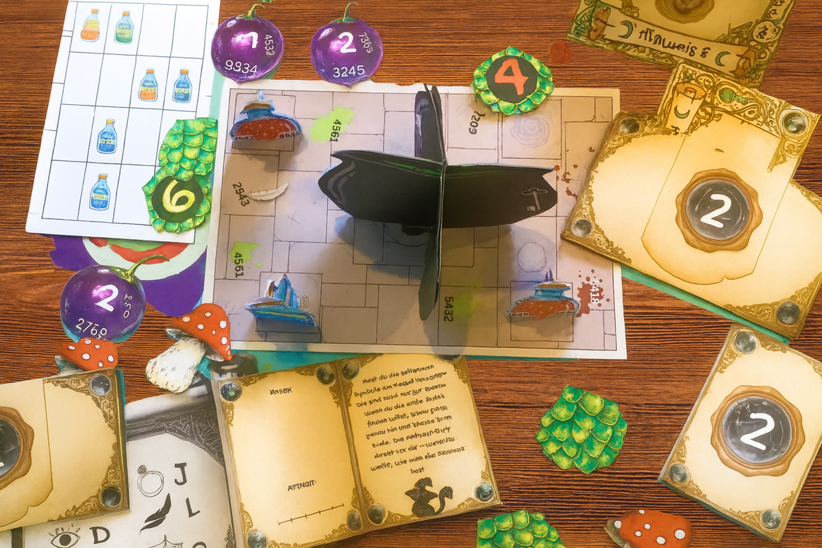 Die Zauberschule - Escape Room zum Ausdrucken