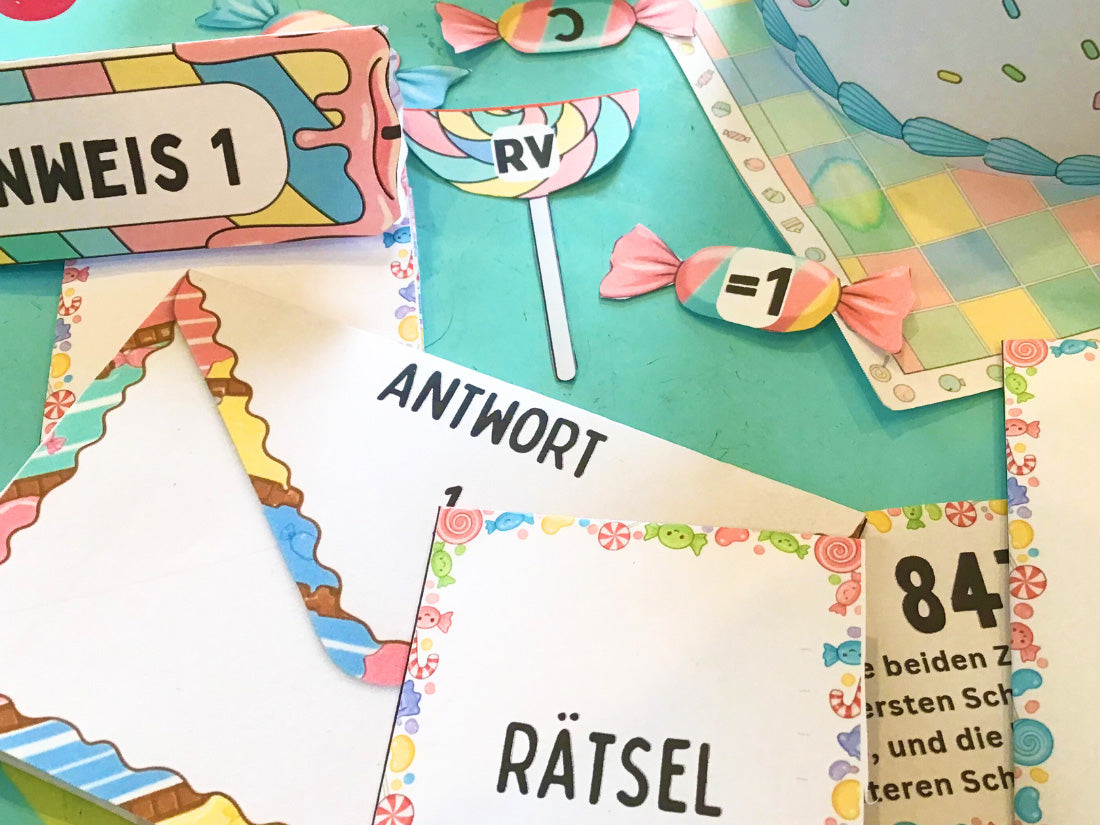 Kindergeburtstag Chaos - Escape Room zum Ausdrucken