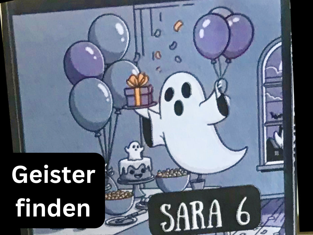 Flucht aus dem Spukhaus - Escape Room zum Ausdrucken