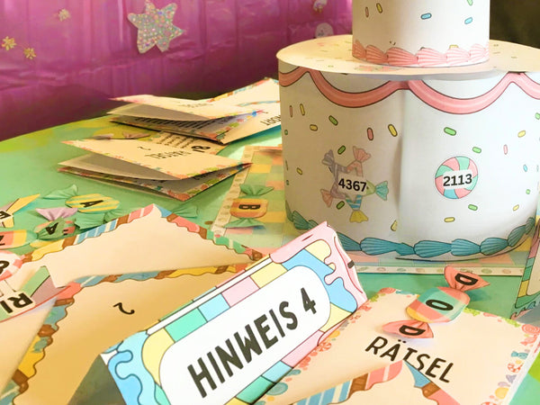 Kindergeburtstag Chaos - Escape Room zum Ausdrucken