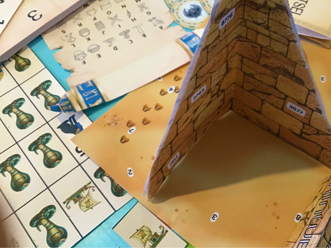 Die geheimnisvolle Pyramide - Escape Room zum Ausdrucken